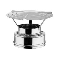 Cappello Cinese Acciaio Canna Fumaria Doppia Parete